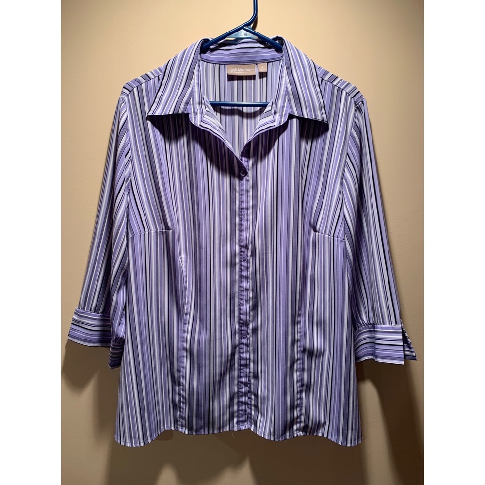 Blue Striped Blouse